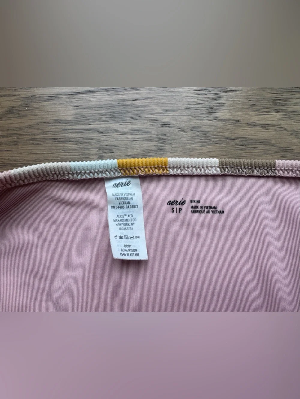 Aerie Ribbed Longline Bandeau Bikini Top + Bottoms